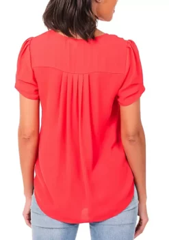 DR2 by Daniel Rainn Ruched Short Sleeve Top 23 DR2 by Daniel Rainn Ruched Short Sleeve Top -DR2 by Daniel Rainn Shop Belk 1034