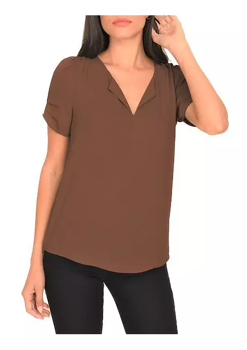 DR2 by Daniel Rainn Ruched Short Sleeve Top 6 DR2 by Daniel Rainn Ruched Short Sleeve Top - Image 6