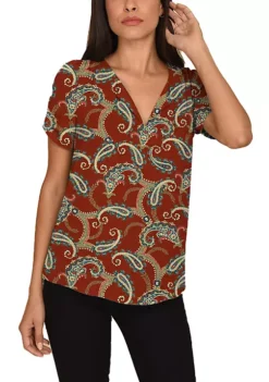 DR2 by Daniel Rainn Ruched Short Sleeve Top 30 DR2 by Daniel Rainn Ruched Short Sleeve Top -DR2 by Daniel Rainn Shop Belk 1041