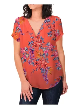 DR2 by Daniel Rainn Ruched Short Sleeve Top 41 DR2 by Daniel Rainn Ruched Short Sleeve Top -DR2 by Daniel Rainn Shop Belk 1052