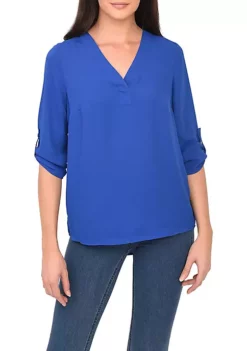 DR2 by Daniel Rainn 3/4 Sleeve V-Neck Blouse Top 32 DR2 by Daniel Rainn 3/4 Sleeve V-Neck Blouse Top -DR2 by Daniel Rainn Shop Belk 1060