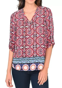 DR2 by Daniel Rainn 3/4 Sleeve V-Neck Blouse Top 36 DR2 by Daniel Rainn 3/4 Sleeve V-Neck Blouse Top -DR2 by Daniel Rainn Shop Belk 1064