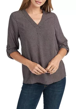 DR2 by Daniel Rainn 3/4 Sleeve V-Neck Blouse Top 40 DR2 by Daniel Rainn 3/4 Sleeve V-Neck Blouse Top -DR2 by Daniel Rainn Shop Belk 1068