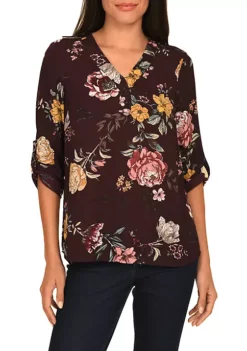 DR2 by Daniel Rainn 3/4 Sleeve V-Neck Blouse Top 46 DR2 by Daniel Rainn 3/4 Sleeve V-Neck Blouse Top -DR2 by Daniel Rainn Shop Belk 1074
