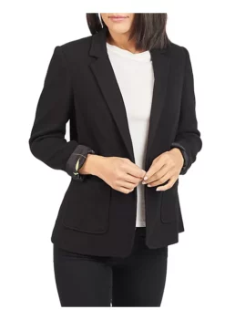 DR2 by Daniel Rainn Notch Collar Knit Jacket Blazer with Pockets 8 DR2 by Daniel Rainn Notch Collar Knit Jacket Blazer with Pockets -DR2 by Daniel Rainn Shop Belk 1096