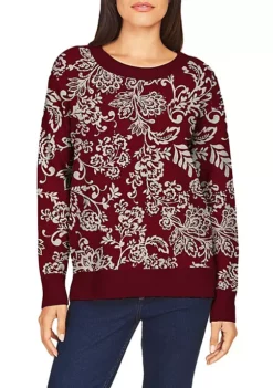 DR2 by Daniel Rainn Long Sleeve Crew Neck Sweater Top -DR2 by Daniel Rainn Shop Belk 1112