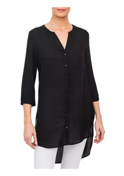 DR2 by Daniel Rainn Button-Down Tunic Top