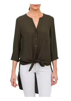 DR2 by Daniel Rainn Button-Down Tunic Top -DR2 by Daniel Rainn Shop Belk 1123