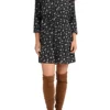 DR2 by Daniel Rainn Long Sleeve Dress with Split V-Neck