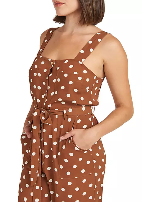 DR2 by Daniel Rainn Emely Polka Dot Jumpsuit Romper 4 DR2 by Daniel Rainn Emely Polka Dot Jumpsuit Romper - Image 4