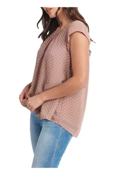 DR2 by Daniel Rainn Cap Sleeve Blouse Top -DR2 by Daniel Rainn Shop Belk 1214