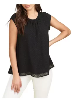 DR2 by Daniel Rainn Cap Sleeve Blouse Top -DR2 by Daniel Rainn Shop Belk 1215
