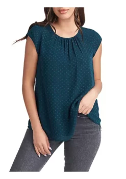 DR2 by Daniel Rainn Cap Sleeve Blouse Top -DR2 by Daniel Rainn Shop Belk 1216