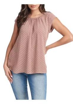 DR2 by Daniel Rainn Cap Sleeve Blouse Top -DR2 by Daniel Rainn Shop Belk 1218