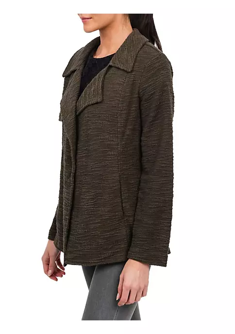 DR2 by Daniel Rainn Asymmetrical Knit Blazer 2 DR2 by Daniel Rainn Asymmetrical Knit Blazer - Image 2