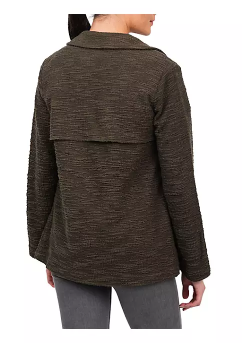 DR2 by Daniel Rainn Asymmetrical Knit Blazer 3 DR2 by Daniel Rainn Asymmetrical Knit Blazer - Image 3