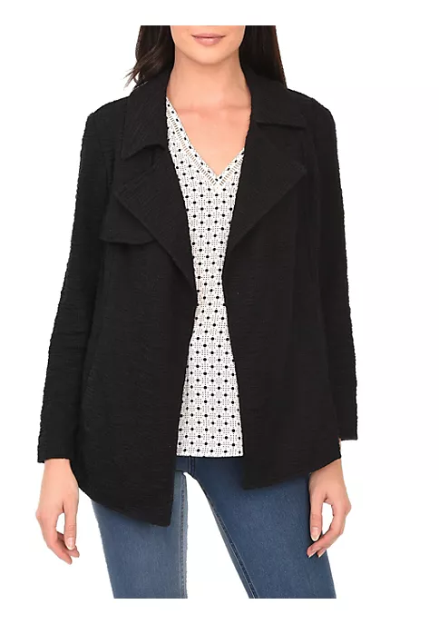 DR2 by Daniel Rainn Asymmetrical Knit Blazer 4 DR2 by Daniel Rainn Asymmetrical Knit Blazer - Image 4