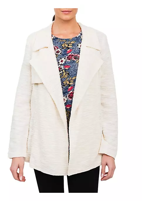 DR2 by Daniel Rainn Asymmetrical Knit Blazer 6 DR2 by Daniel Rainn Asymmetrical Knit Blazer - Image 6