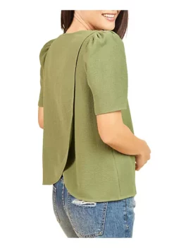 DR2 by Daniel Rainn 3/4 Puff Sleeve Blouse Top -DR2 by Daniel Rainn Shop Belk 1255