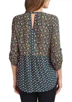 DR2 by Daniel Rainn 3/4 Roll Tab Sleeve Tunic Top -DR2 by Daniel Rainn Shop Belk 1275