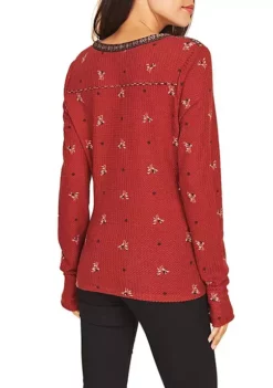 DR2 by Daniel Rainn Long Sleeve Waffle Knit Top 7 DR2 by Daniel Rainn Long Sleeve Waffle Knit Top -DR2 by Daniel Rainn Shop Belk 1290