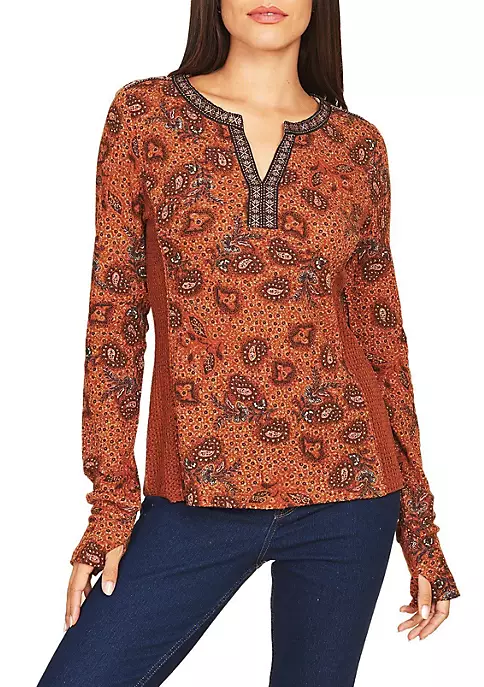 DR2 by Daniel Rainn Long Sleeve Waffle Knit Top 4 DR2 by Daniel Rainn Long Sleeve Waffle Knit Top - Image 4