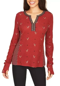 DR2 by Daniel Rainn Long Sleeve Waffle Knit Top 9 DR2 by Daniel Rainn Long Sleeve Waffle Knit Top -DR2 by Daniel Rainn Shop Belk 1292