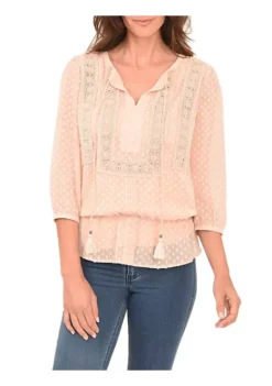 DR2 by Daniel Rainn Tassel Clip Dot Blouse 13 DR2 by Daniel Rainn Tassel Clip Dot Blouse -DR2 by Daniel Rainn Shop Belk 1303