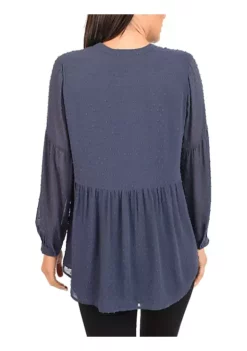 DR2 by Daniel Rainn Long Sleeve Top Blouse with Bow-Tie Neck -DR2 by Daniel Rainn Shop Belk 1305
