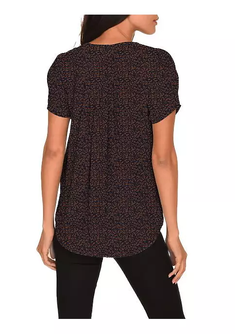 DR2 by Daniel Rainn Ruched Short Sleeve Top 2 DR2 by Daniel Rainn Ruched Short Sleeve Top - Image 2
