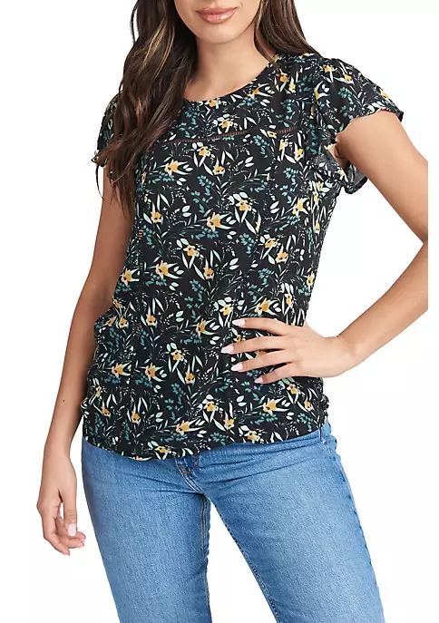 DR2 by Daniel Rainn Ruffle Sleeve Embroidered Blouse 5 DR2 by Daniel Rainn Ruffle Sleeve Embroidered Blouse - Image 5