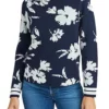 DR2 by Daniel Rainn Floral Turtleneck Sweater