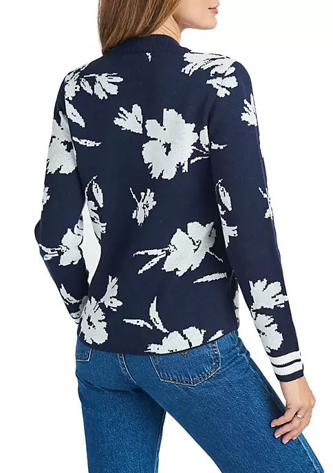 DR2 by Daniel Rainn Floral Turtleneck Sweater 2 DR2 by Daniel Rainn Floral Turtleneck Sweater - Image 2