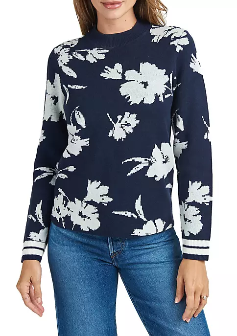 DR2 by Daniel Rainn Floral Turtleneck Sweater 4 DR2 by Daniel Rainn Floral Turtleneck Sweater - Image 4