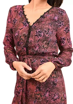 DR2 by Daniel Rainn Millie Long Sleeve Button-Down Flared Dress -DR2 by Daniel Rainn Shop Belk 1368