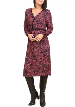 DR2 by Daniel Rainn Millie Long Sleeve Button-Down Flared Dress -DR2 by Daniel Rainn Shop Belk 1369