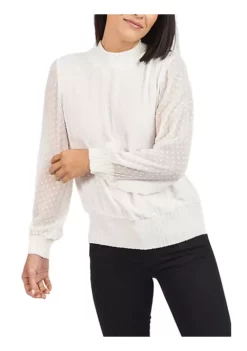 DR2 by Daniel Rainn Swiss Dot Sheer Turteneck Blouse Top 10 DR2 by Daniel Rainn Swiss Dot Sheer Turteneck Blouse Top -DR2 by Daniel Rainn Shop Belk 1383