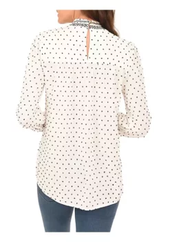 DR2 by Daniel Rainn Long Sleeve Clip-Dot Top -DR2 by Daniel Rainn Shop Belk 1396