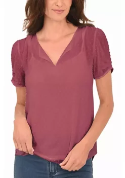DR2 by Daniel Rainn Ruched Short Sleeve Top 11 DR2 by Daniel Rainn Ruched Short Sleeve Top -DR2 by Daniel Rainn Shop Belk 1414