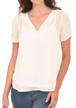 DR2 by Daniel Rainn Ruched Short Sleeve Top 12 DR2 by Daniel Rainn Ruched Short Sleeve Top -DR2 by Daniel Rainn Shop Belk 1415