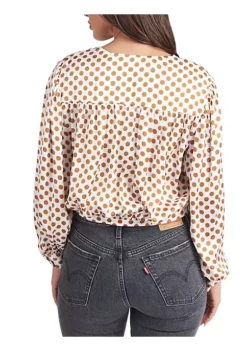 DR2 by Daniel Rainn Tie-Front Top Blouse -DR2 by Daniel Rainn Shop Belk 1427