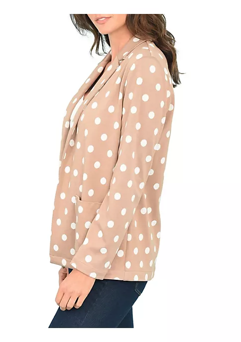 DR2 by Daniel Rainn Dot Print Blazer 2 DR2 by Daniel Rainn Dot Print Blazer - Image 2