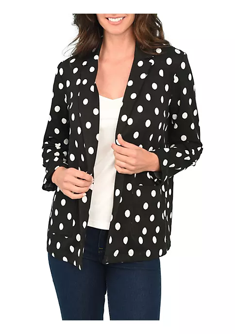 DR2 by Daniel Rainn Dot Print Blazer 4 DR2 by Daniel Rainn Dot Print Blazer - Image 4