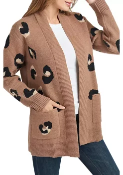 DR2 by Daniel Rainn Leopard Print Cardigan -DR2 by Daniel Rainn Shop Belk 1505