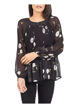 DR2 by Daniel Rainn Long Sleeve Blouse Top -DR2 by Daniel Rainn Shop Belk 1517