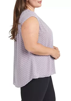 DR2 by Daniel Rainn Cap Sleeve Blouse Top (Plus Size) -DR2 by Daniel Rainn Shop Belk 1575