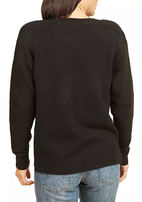 DR2 by Daniel Rainn Long Sleeve Crew Neck Sweater Top 3 DR2 by Daniel Rainn Long Sleeve Crew Neck Sweater Top - Image 3