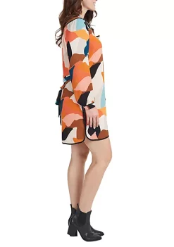 DR2 by Daniel Rainn Long Sleeve Dress with Split V-Neck -DR2 by Daniel Rainn Shop Belk 1624