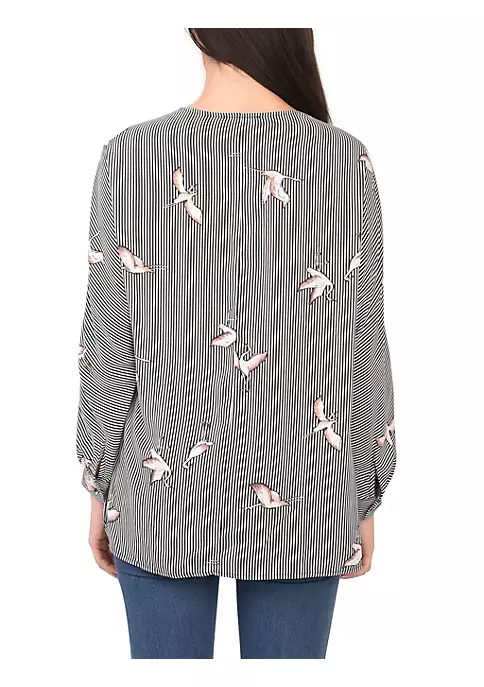 DR2 by Daniel Rainn Long Sleeve V-Neck Top 3 DR2 by Daniel Rainn Long Sleeve V-Neck Top - Image 3