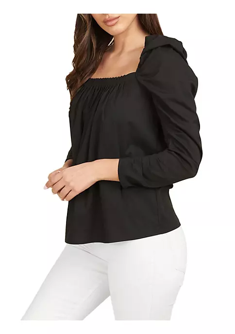 DR2 by Daniel Rainn Ruched Sleeve Top Blouse 2 DR2 by Daniel Rainn Ruched Sleeve Top Blouse - Image 2